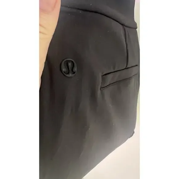 Lululemon Womens Size Medium Black Straight-Leg Mid-Rise Pant Luxtreme NEW - Picture 13 of 14